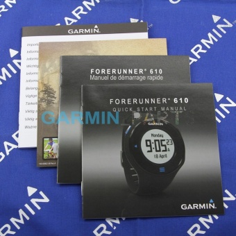 FORERUNNER 610 краткое руководство